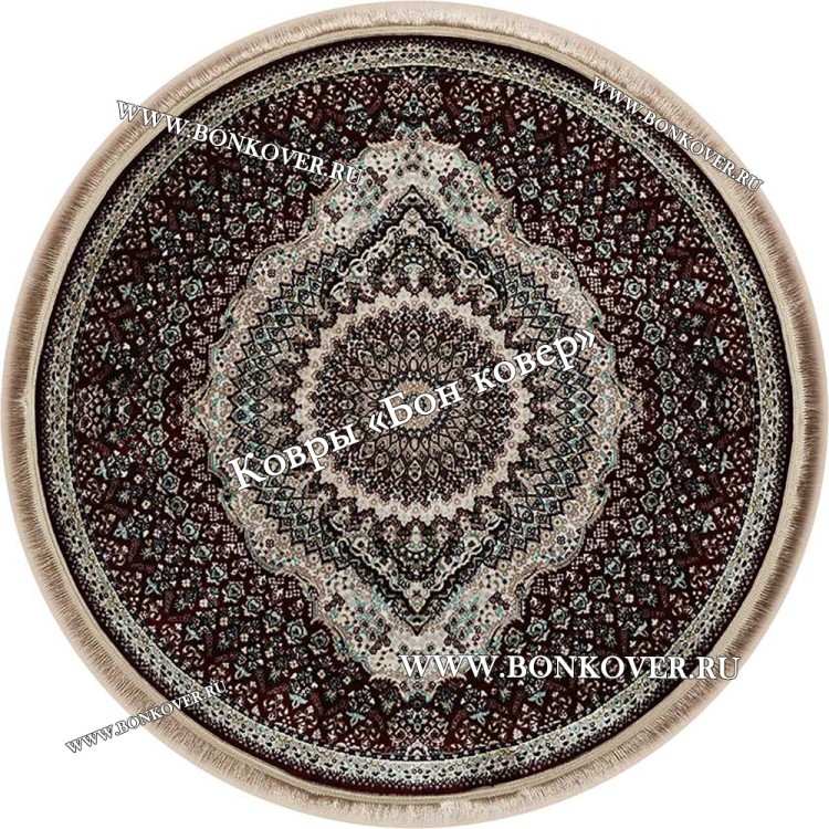 Круглый Ковер с Восточным Узором Медальон Арт 30342