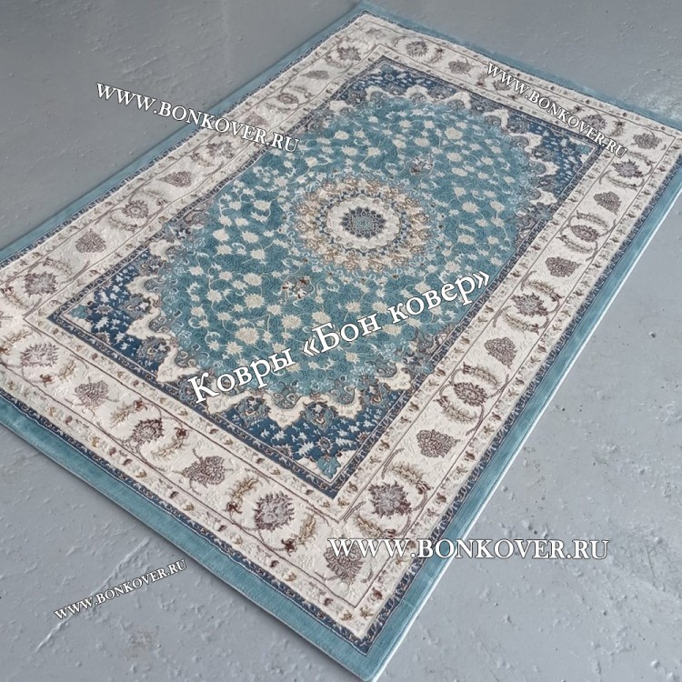 Турецкий Ковер Для гостиной New дизайн 99 Голубой