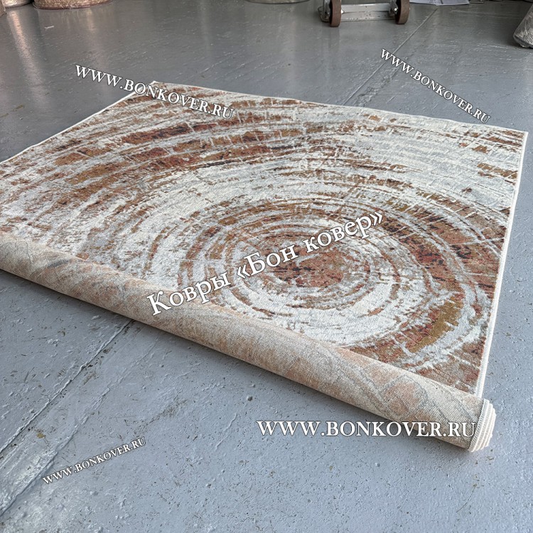 Ковер из вискозы дизайн 26 Оранжевый