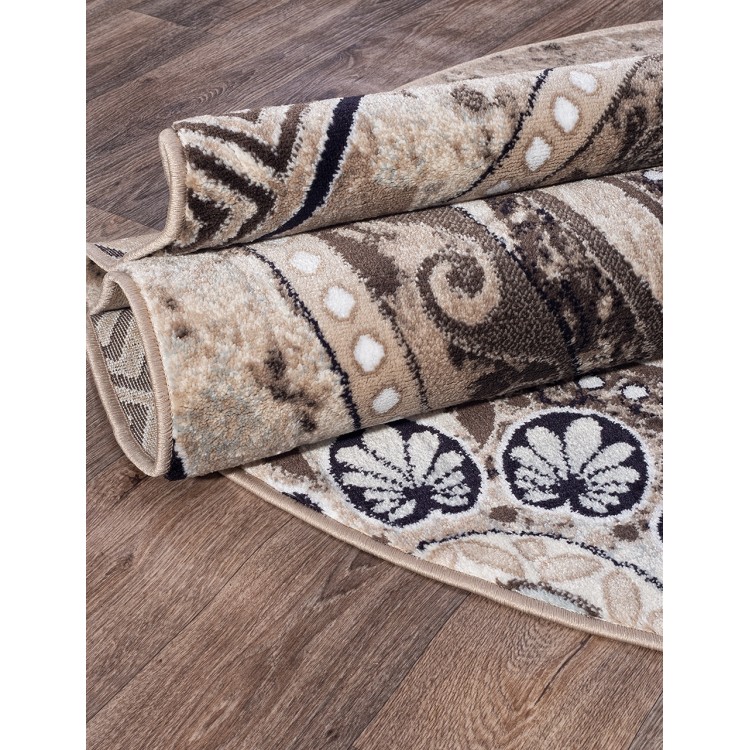 Ковер Valencia deluxe d300 BROWN Овал